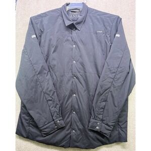 Truewerk FLAC Shacket Mens Medium Black Insulated Quilted Workwear Jacket